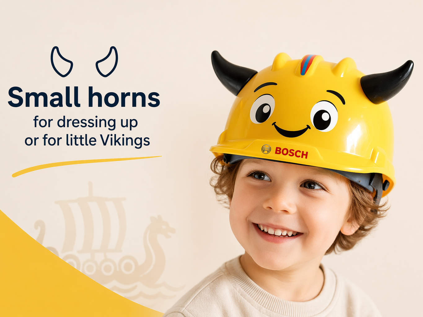Small horns for dressing up or for little vikings