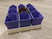 Seedling Tray 3x3 for 60mm Pots (PETG) - Complete Kit