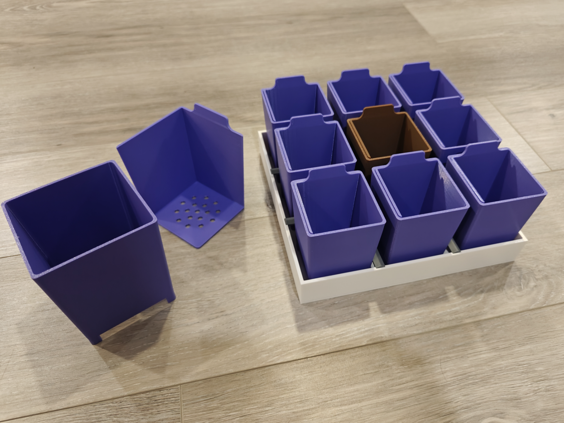 Modular Seedling Tray, Parametric & Stackable
