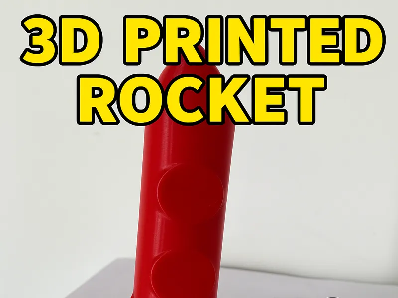 Spiral Vase Rocket — Fast Print!
