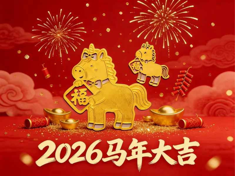 可爱小马挂件