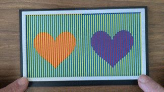Munker Illusion - Hearts are the same colour
