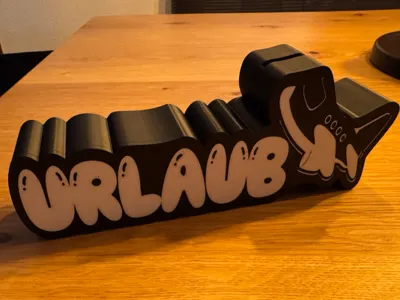 Money box for a vacation
