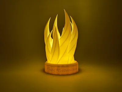 Tealight holder with Merry Christmas Embossing
