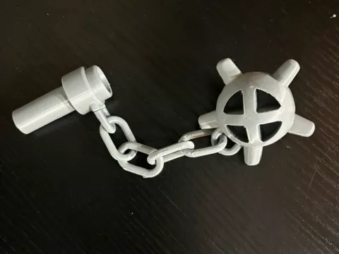 Brick Flail with chain link