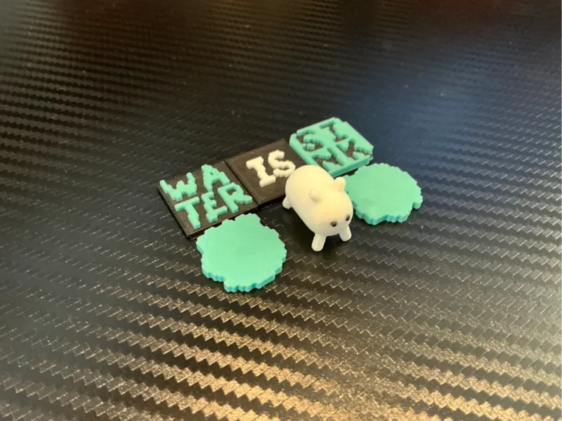 Water Is Sink Text