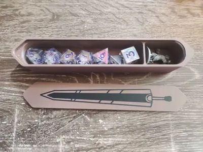 Berserk Sliding-Lid Dice Box with Mini Slot 