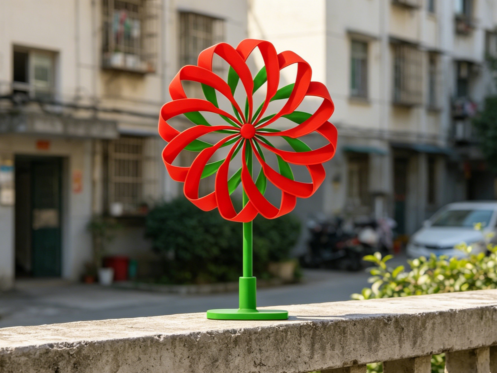 双色风车（Double color pinwheel）