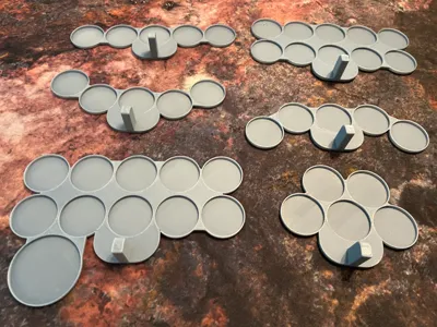28mm Movement trays with handle - 6 types