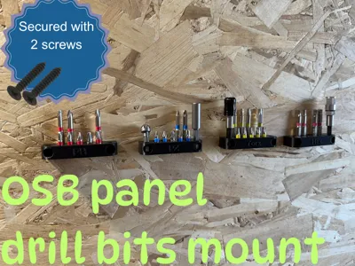 OSB-Tools Drill bits mount
