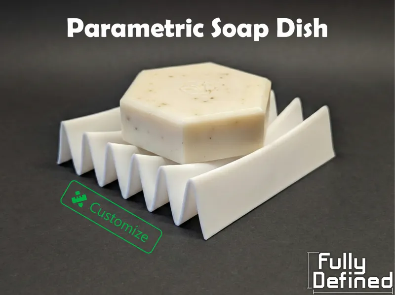 Sinusoidal Soap Dish