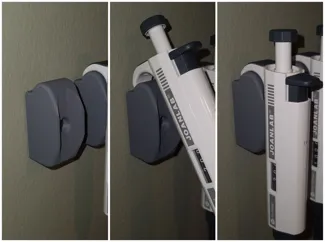 Holder for generic micropipettes (wall mounted)