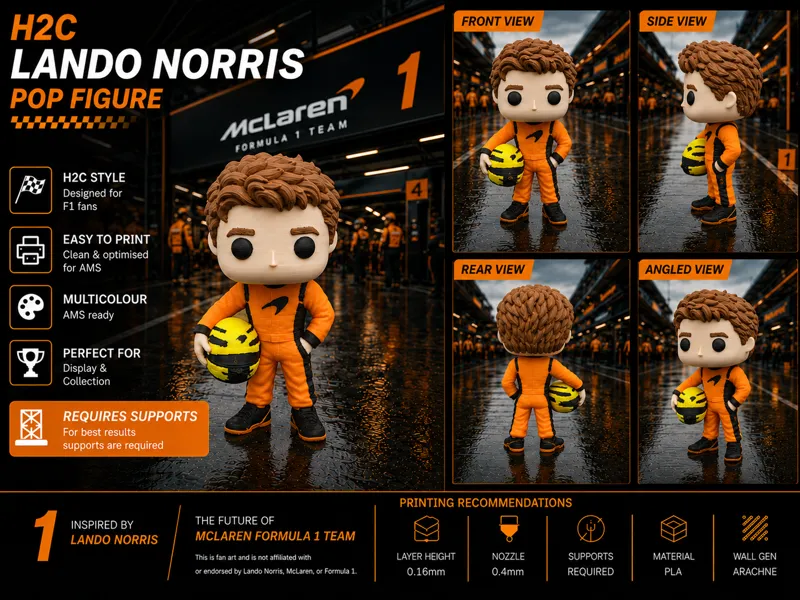 H2C - Lando Norris Pop Figure