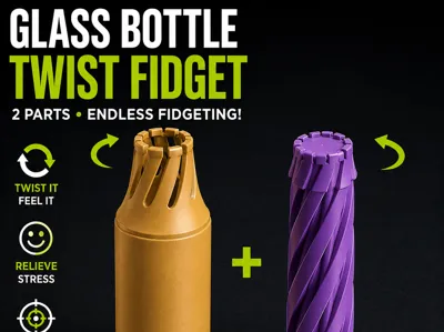 Glass Bottle Fidget (free to sell)