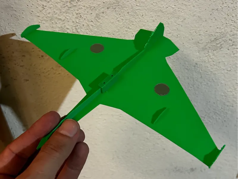 Mini Glider. Large wings (fast and easy print)