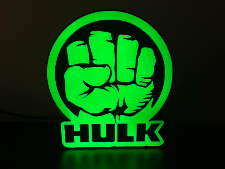 HULK Fist logo lightbox