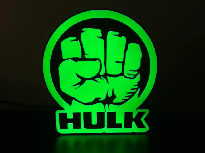HULK Fist logo lightbox
