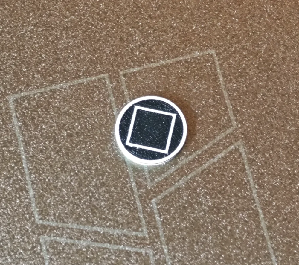 Squid Game square shopping cart coin - Free 3D Print Model - MakerWorld