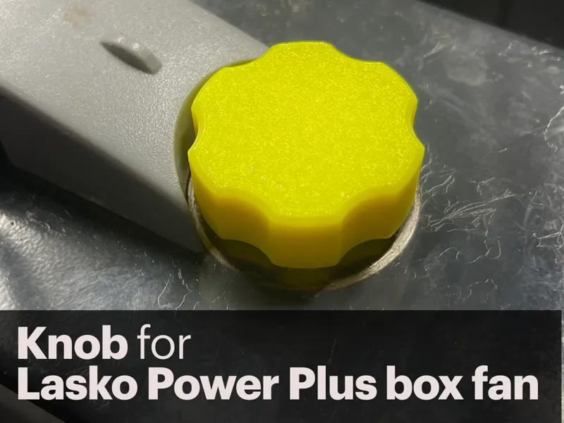 Knob for Lasko Power Plus window box fan