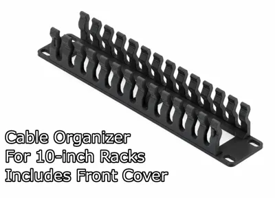 10-Inch Rack Mount Cable Duct/Organizer