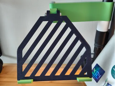 Support laptop sur bras d'écran (35mm)