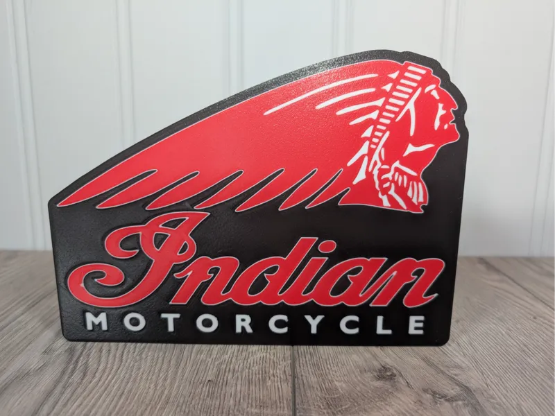 Indian Motorcycle LED Lightbox