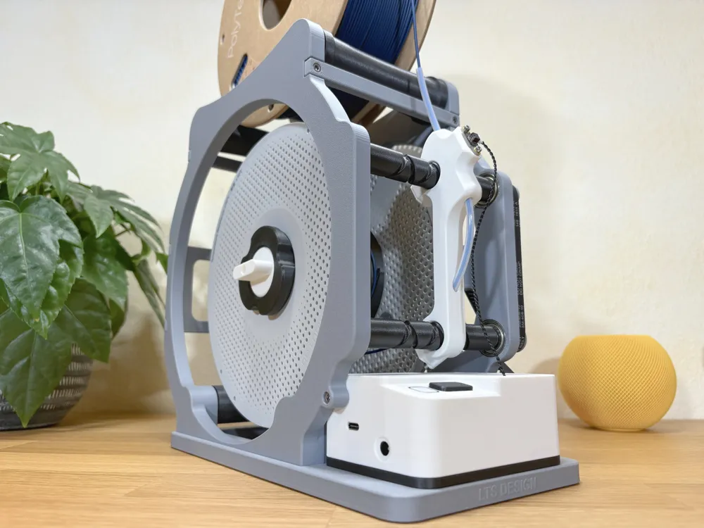 LTS Respooler - Motorized Filament Winder - Free 3D Print Model ...