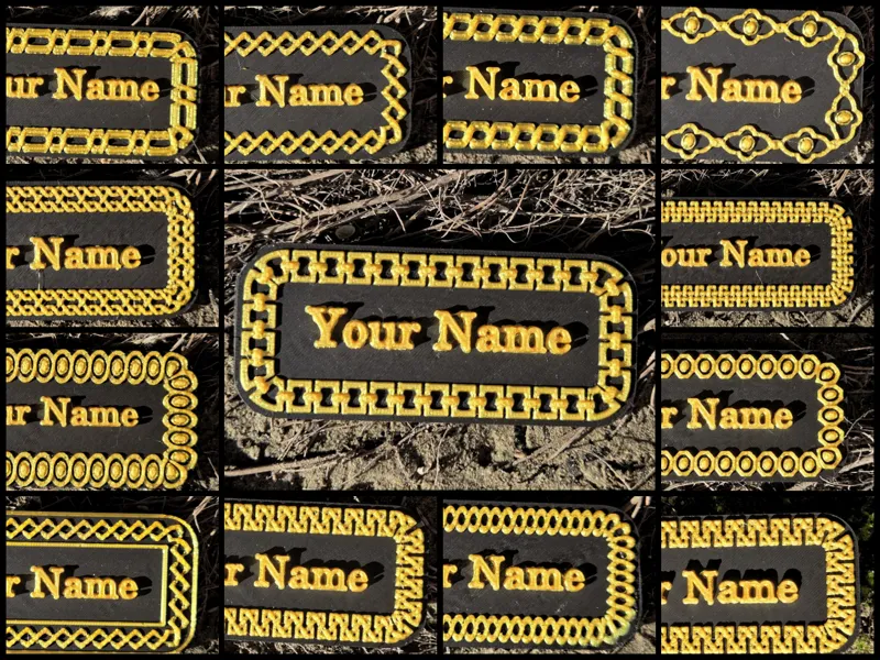 Lovely Labels - Decorative Name Plates