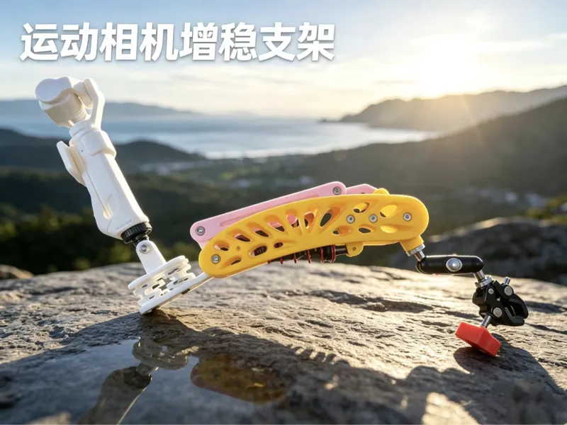 Insta360 影石Luna户外运动相机减震增稳支架（适配1/4接口，Gopro通用转换头）