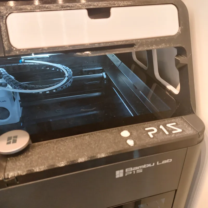 Tablero delantero AMS Riser para P1S con espacio para interruptor 