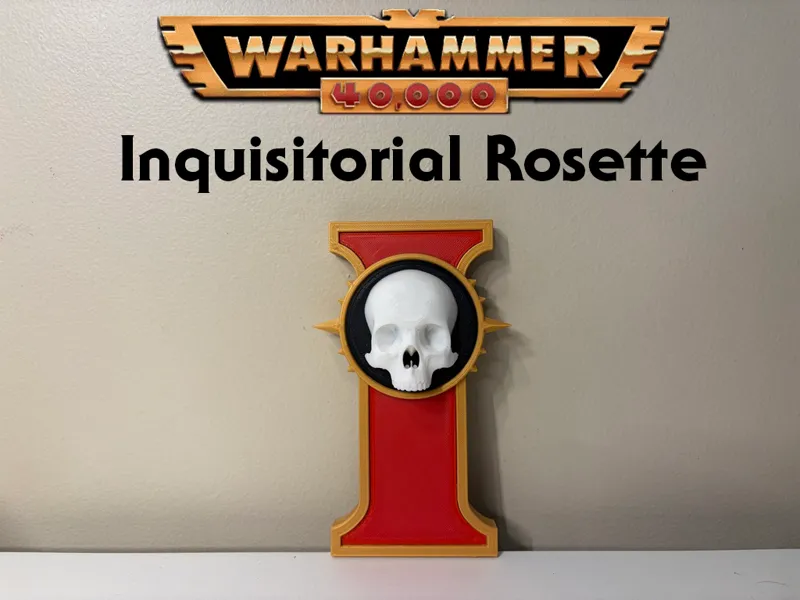 40K Inquisitor Rosette