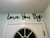 Décoration murale « Love You Bye » — photo 1
