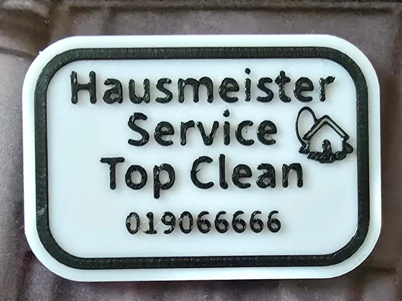 Briefkasten Schild