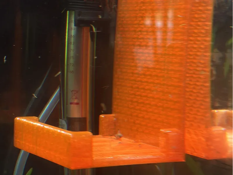 Glass edge Aquarium Shelf