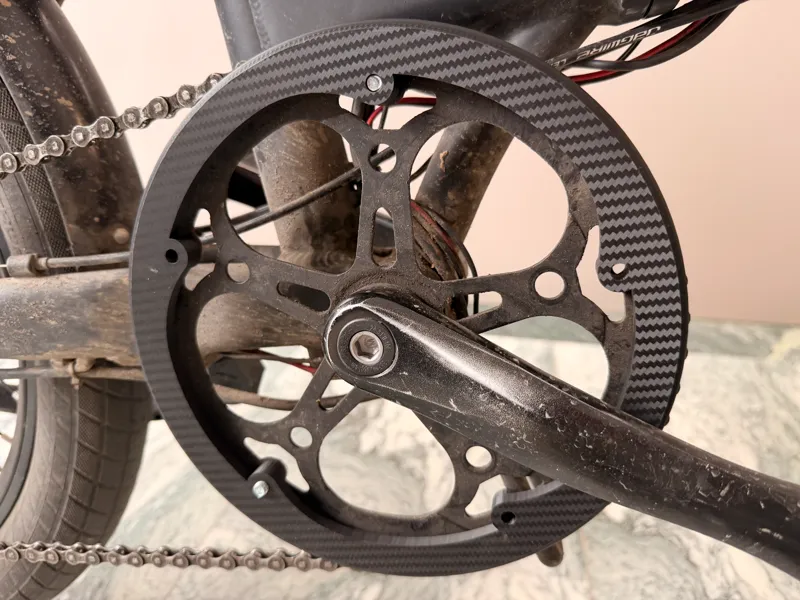 Minimal Chainring Guard Carbon Style