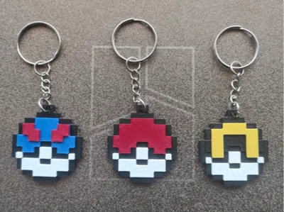 Keychain Pokéball First Gen