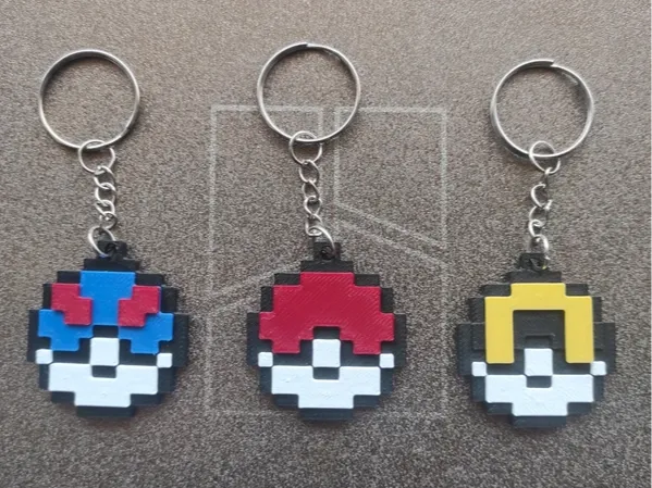 Keychain Pokéball First Gen