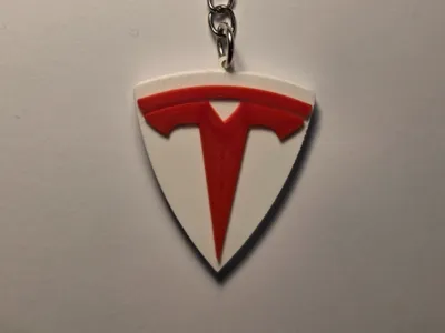 Tesla keychain
