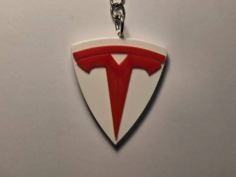 Tesla keychain