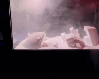 Broken Benchy Ship in the Mist