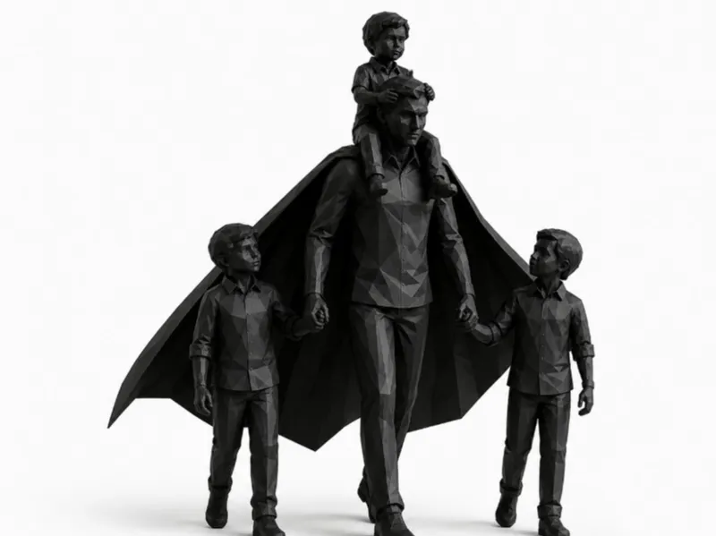 Our Everyday Hero - 3 Sons - Fathers Day