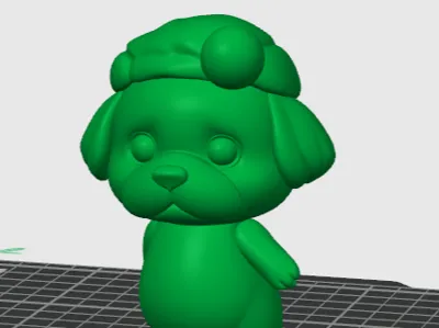 a little dog and his hat