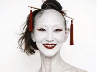 Elderly Geisha