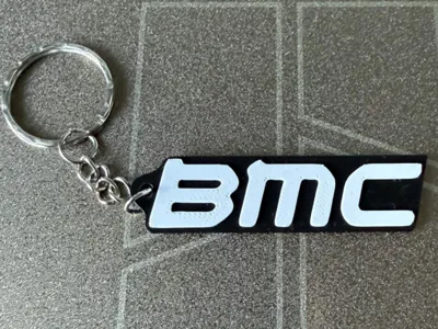 BMC Logo Keychain - Swiss Cycling Brand Bicycle 