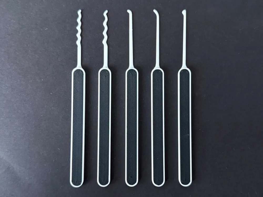 Lock Picking SET - Free 3D Print Model - MakerWorld