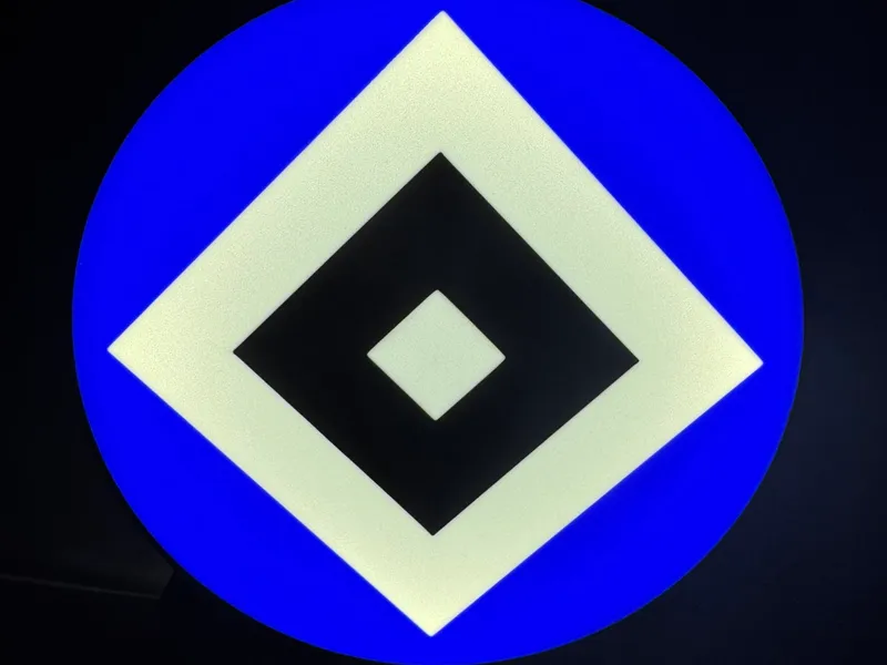 Leuchtkasten Hamburger SV