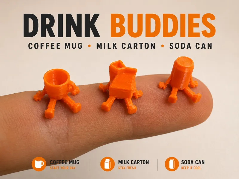 Mini Drink Buddies, 3 Count