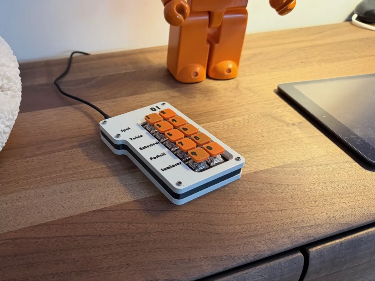 ESP32 Domotics Command Pad - Free 3D Print Model - MakerWorld