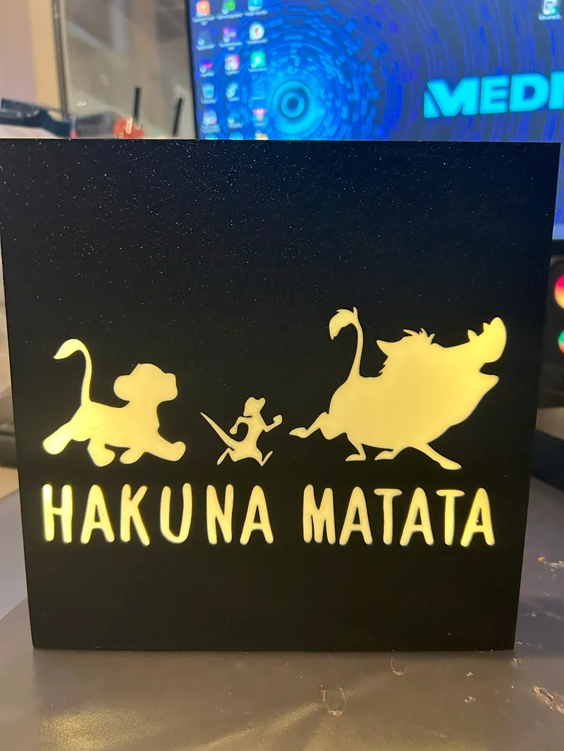 Hakuna Matata Lightbox