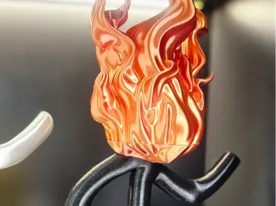 Flaming Matchstick Man